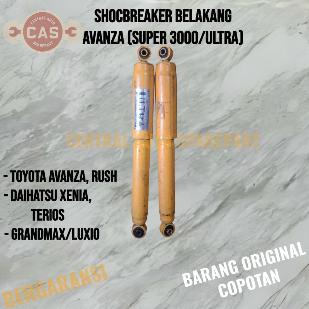 Shockbreaker Belakang (Shock Absorber Rear) SUPER 3000/ULTRA KAYABA (KYB) TOYOTA AVANZA - RUSH | DAI