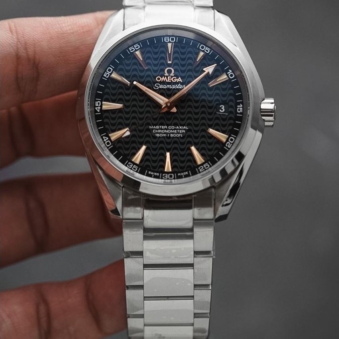 OMEGA AQUATERRA BLACK GOLD VSF
