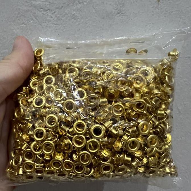 Mata Ayam Eyelet 4Mm Gold (Kode 201)