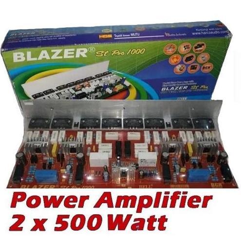 Kit Power Amplifier Blazer 2X500W Stereo (1000W) 2 X 500 Watt + Protektor Trasistor Final Sanken Asl