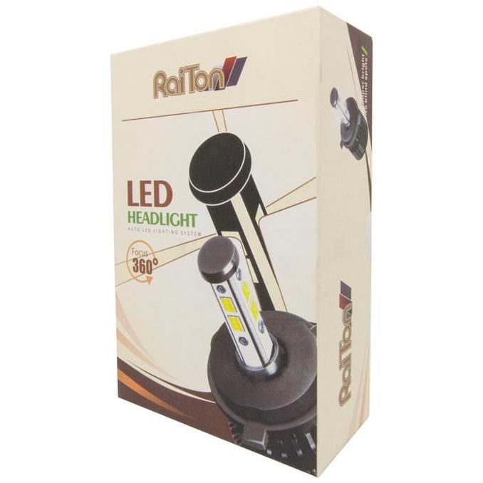 Raiton Bohlamp LED Head Light 4 Sisi Fokus 360 Derajat Tipe H11