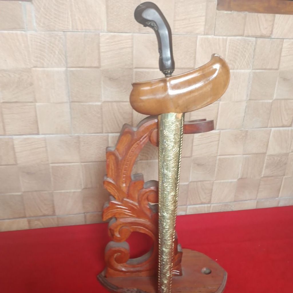 Keris Tilam Upih Sepuh,Pamor Rojo Gundolo,Pedaringan Kebak