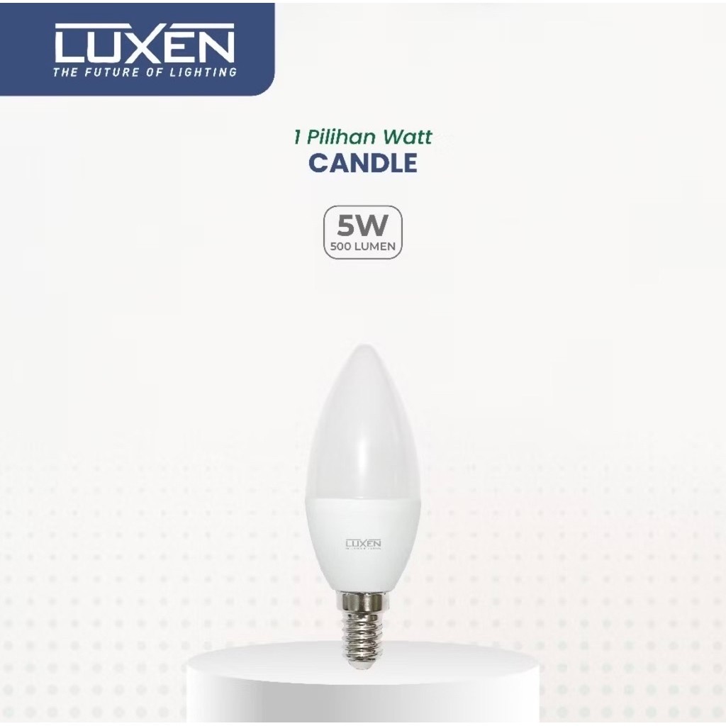 LAMPU CANDLE LUXEN 5W LED E14