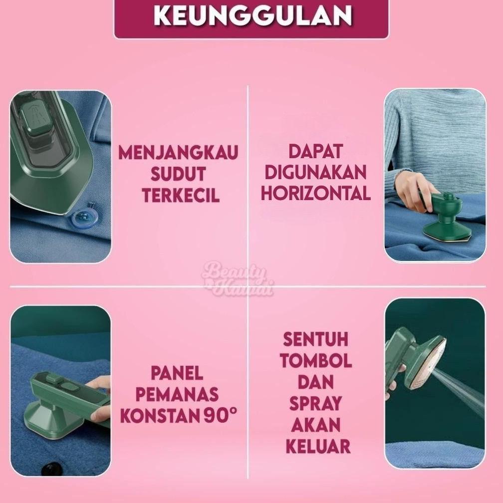 HOT PRODUCT Setrika Portable Travel Mini Ironing Alat Elektrik Semprotan Sprayer