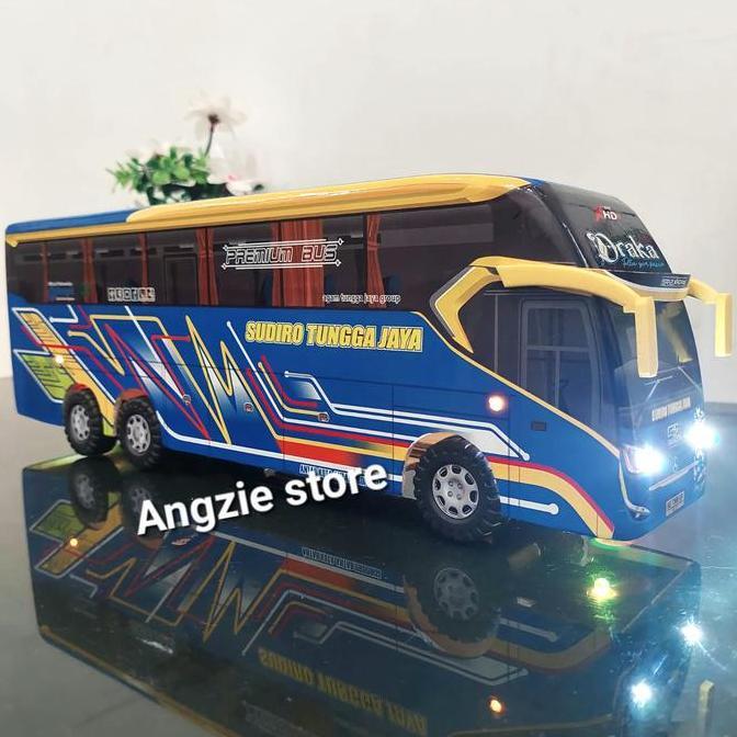Miniatur bus bis Sudiro Tungga Jaya STJ Draka