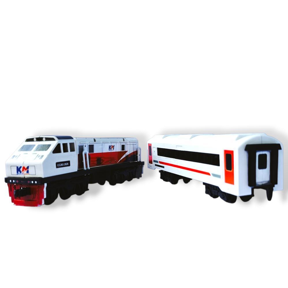 [SH] Mainan Kereta Api Miniatur Lokomotif Gerbong  CC203-KM03
