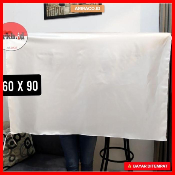 Bendera Putih Polos Kain Kahatex 60X90 Cm