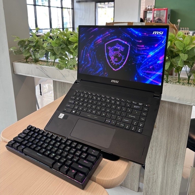 MSI GS66 Nvidia RTX 3080 16GB VRAM 48GB RAM intel core i7 10870H Layar 240Hz Gaming laptop
