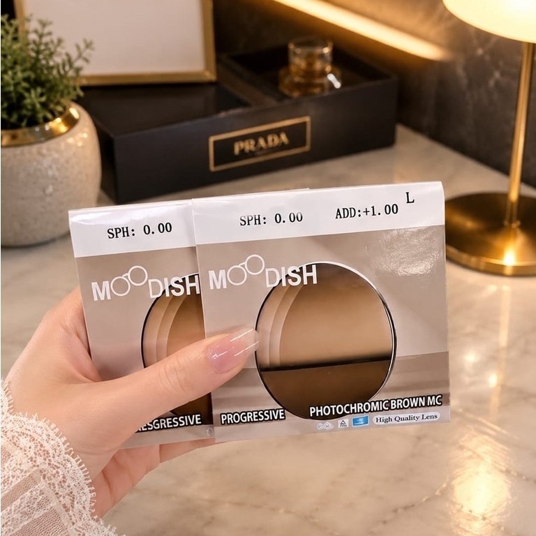 Lensa Progresif Photochromic Brown MC