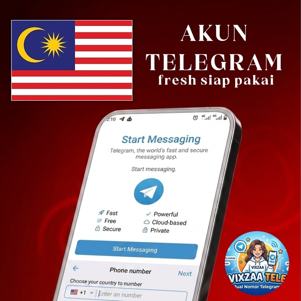 AKUN TELEGRAM LUAR MALAYSIA || FRESH SIAP PAKAI || NOMOR LUAR NEGERI