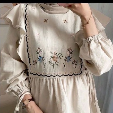 blouse linen premium