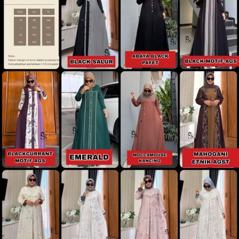 GAMIS SAULIN TERBARU | DRESS SAULIN TERBARU