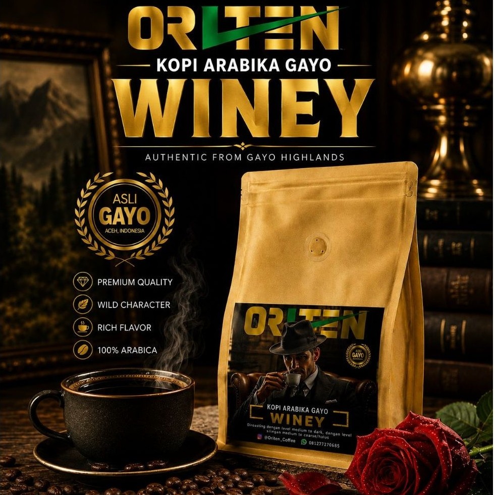 Kopi Arabika Gayo Winey Premium | 100% Arabica Aceh Gayo