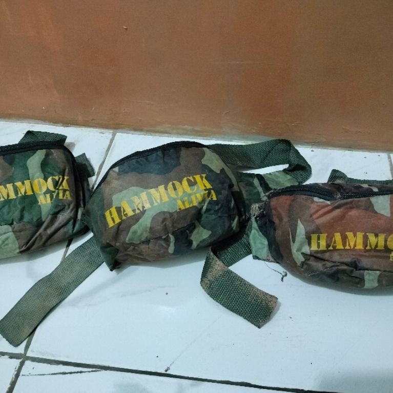 HAMMOCK LORENG TNI (ada minusnya)