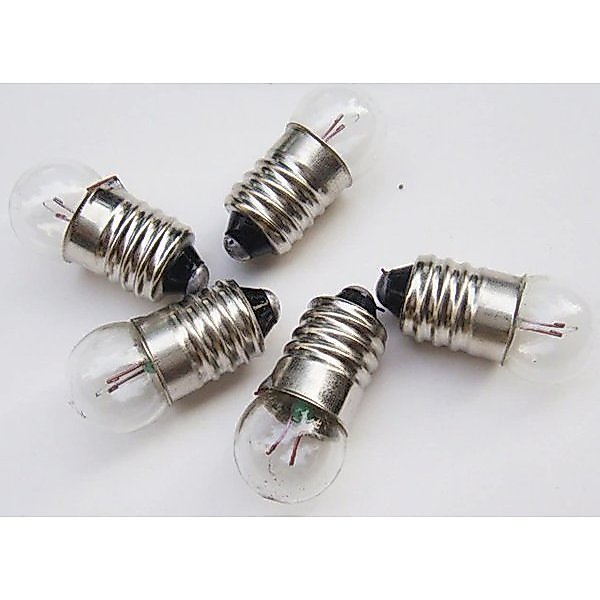 Bohlam Senter E10 Drat 2,5Volt - 3,8V - 6 Volt - 12V Lampu Senter