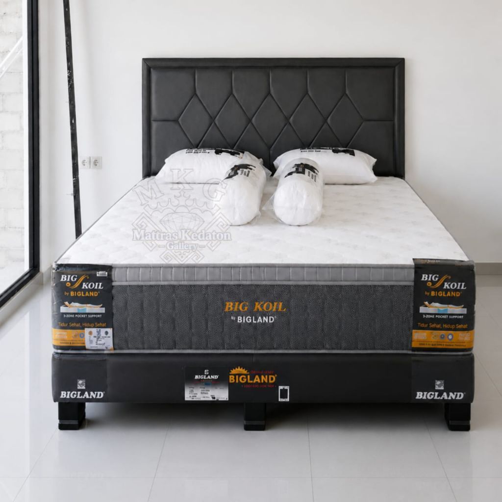 BIG KOIL DELIGHT T36 BIGLAND – Springbed Medium Soft 3 Zone Pocket Support Lampung