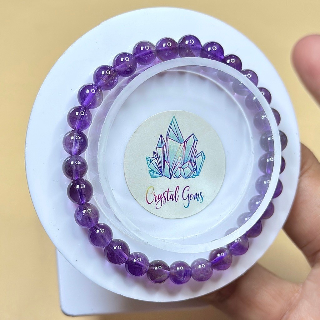 Brazilian Amethyst Crystal Bracelet