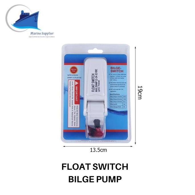 Automatic Float Switch with Guard  Otomatis Bilge Pump Kapal Transparan Tahan Guncangan