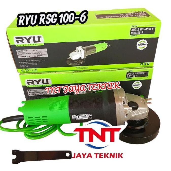 Promo Ryu Rsg 100-6 Mesin Gerinda Gurinda Tangan 4" Ryu Rsg 100 - 6 / Mesin Gerinda Tangan Ryu Rsg10