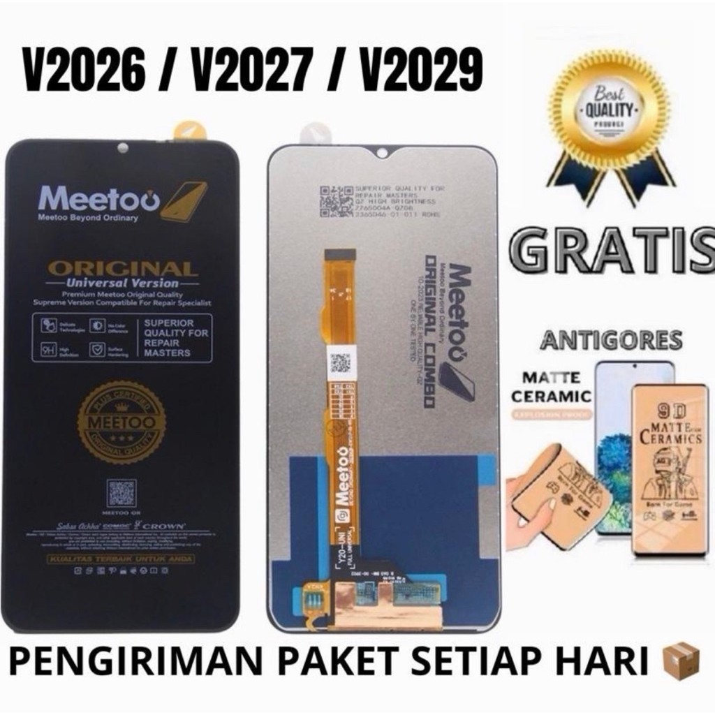 Lcd Touchscreen V2026 / V2027 / V2027 Fullset Original Gratis Antigores