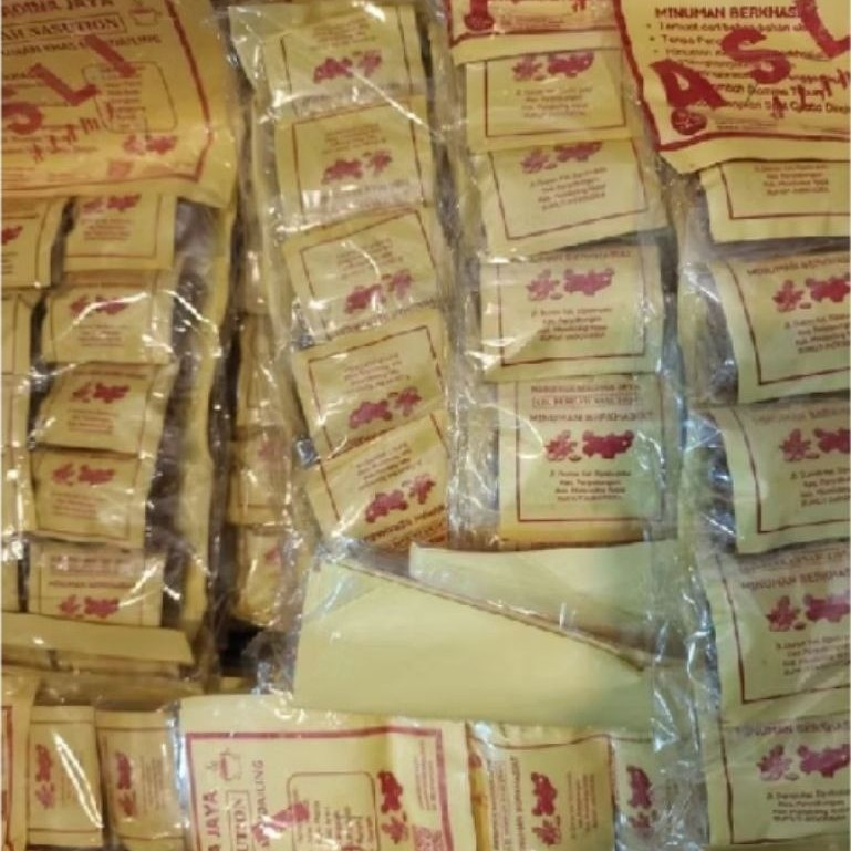 Bandrek Madina Gula Merah & Jahe Merah Alami 100% Tanpa Bahan Pengawet