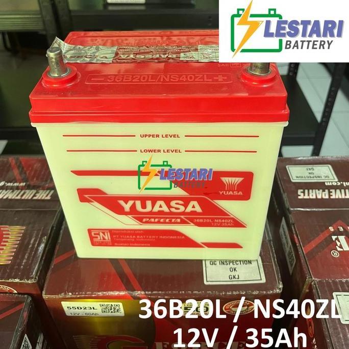 Aki Mobil Basah Yuasa 36B20L / NS40ZL / NS40 ZL / NS 40ZL