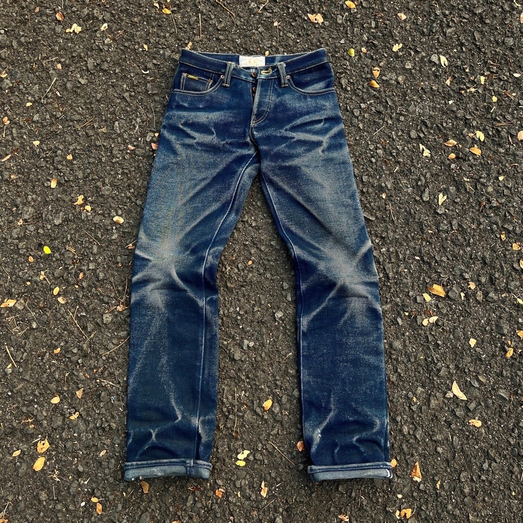 Oldblue Co. 7.75" Cut - 31/33 Oz Over-Weight Selvedge Cobalt Blue
