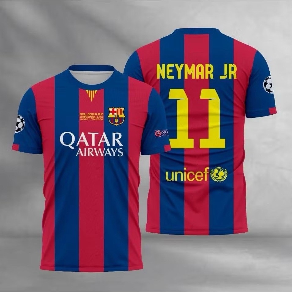 jersey barca home 2014 2015 neymar jr bisa ganti name & nomor