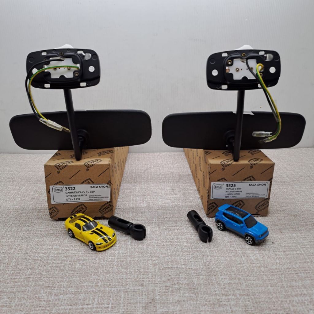 Kaca spion interior mirror EMGI 3522  S75 Zebra 1000cc S88 Zebra 1300cc 3525 S89 Espass 1300cc warna