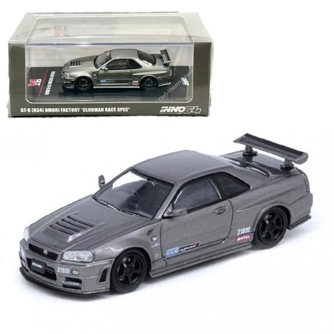 IN64-R34-OFCRS INNO64 NISSAN SKYLINE GT-R R34 OMORI FACTORY CLUBMAN
