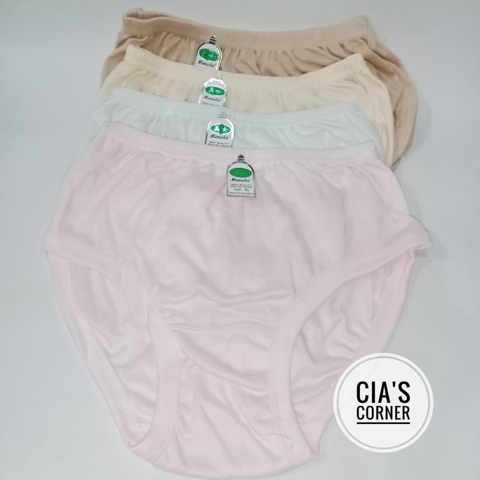 Best Seller [3pcs] CD MINIOLA | CELANA DALAM WANITA Tebal Katun