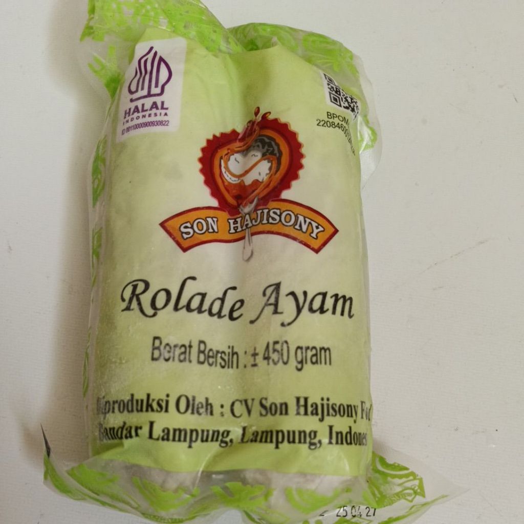 KEMASAN TERBARU ORIGINAL (100%) Rolade Ayam/Rolade Sapi Son HajiSony Palembang Lampung Halal
