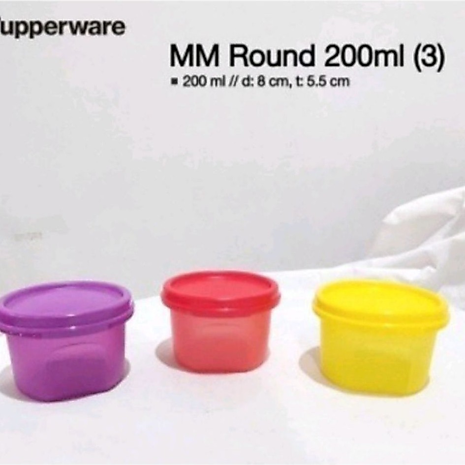 Tupperware MM Round 200 ml NEW