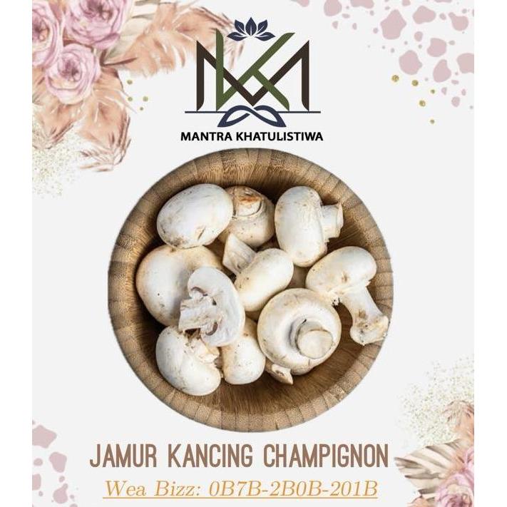 Iyaini- Jamur Kancing Putih Segar Jamur Champnon