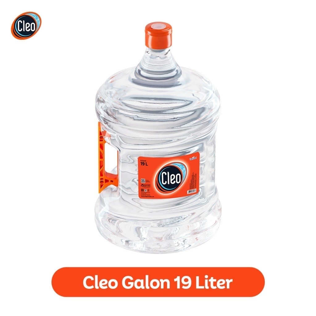 Cleo Mineral Water Air Mineral Galon 19 Liter
