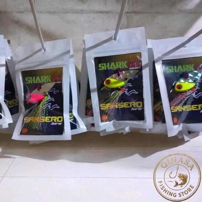 LURE Vibra Half Solid Sirip Hiu / Metal Vib SANSERO Lure Umpan gabus Hampala
