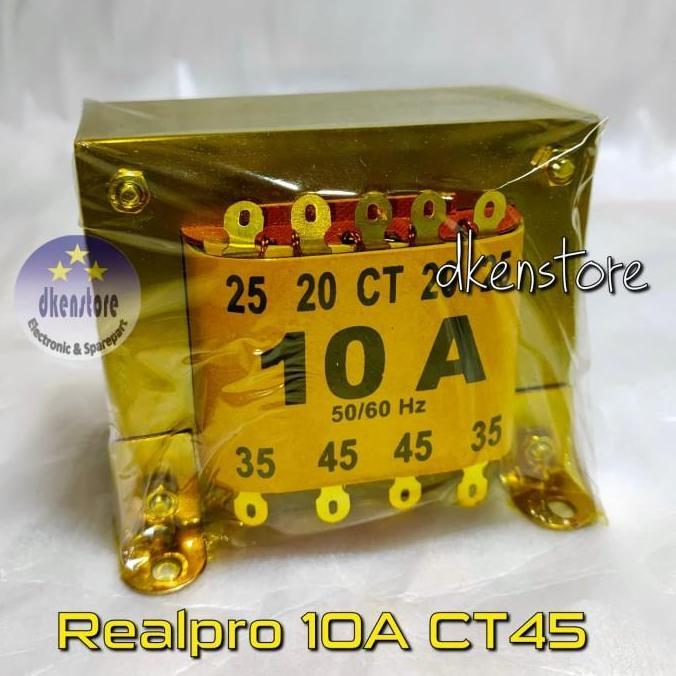 Wexx- Trafo Realpro 10Act45 Tembaga 10 Ampere Ct 45V 10A Ct45 Volt
