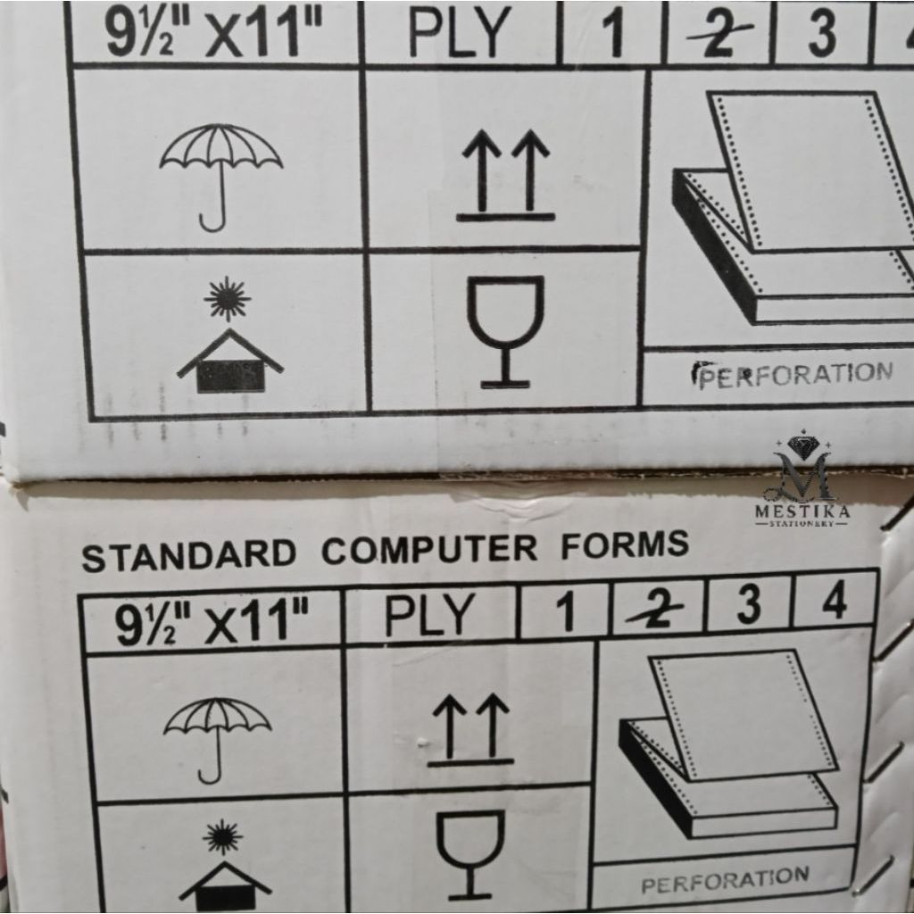 [1000 SET] KERTAS NCR COMPUTER FORMS KECIL 2 PLY BAGI 2