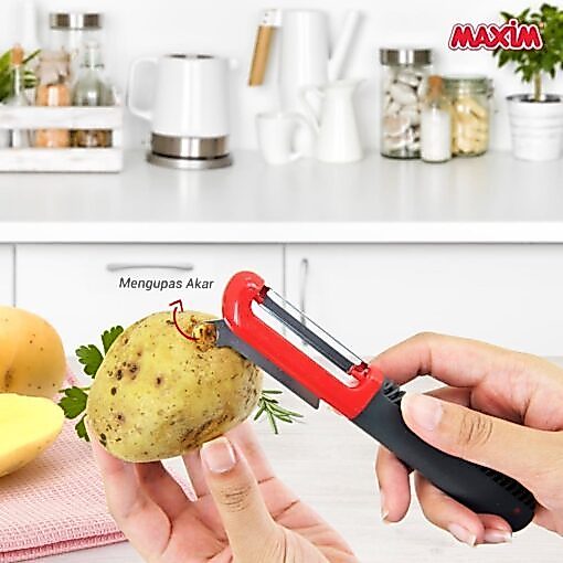 Maxim Tools 2 in1 - Swivel Peeler / Y Peeler Flex Grip