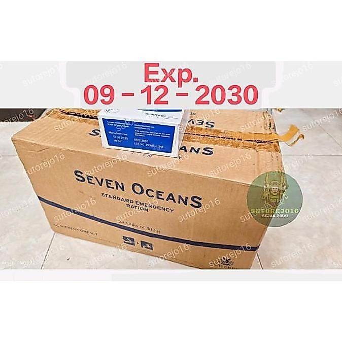 ransum mre foodration seven oceans makanan darurat harga karton