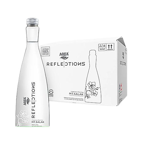 Aqua Reflection 750ml x 6 Botol / Botol Kaca