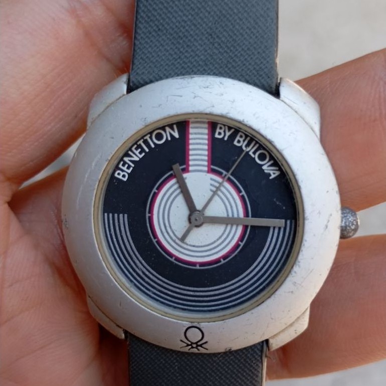 jam tangan Benetton by bulova vintage second bekas original