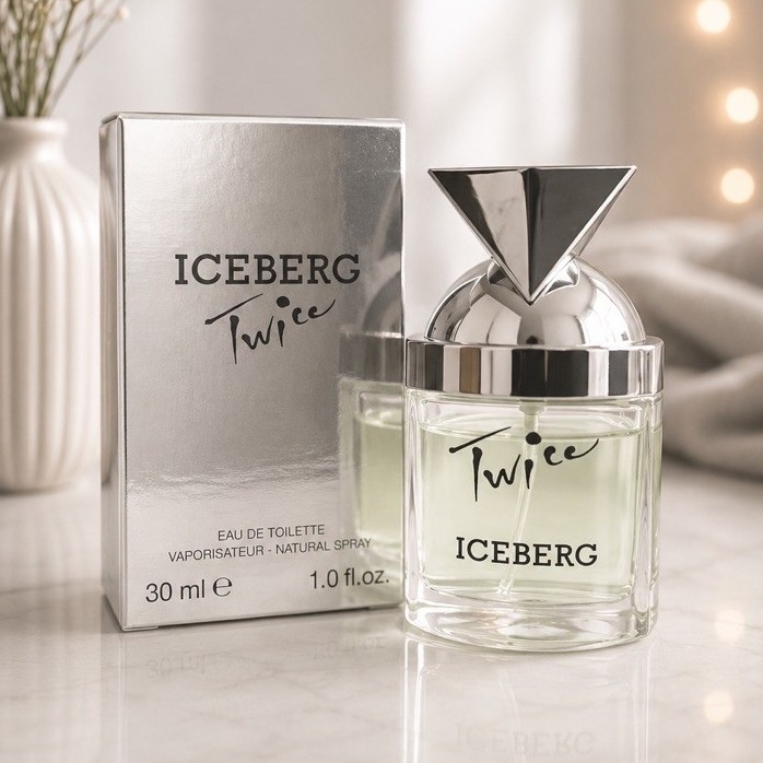 parfum wanita ice berg twice silver EDT auth oldstock