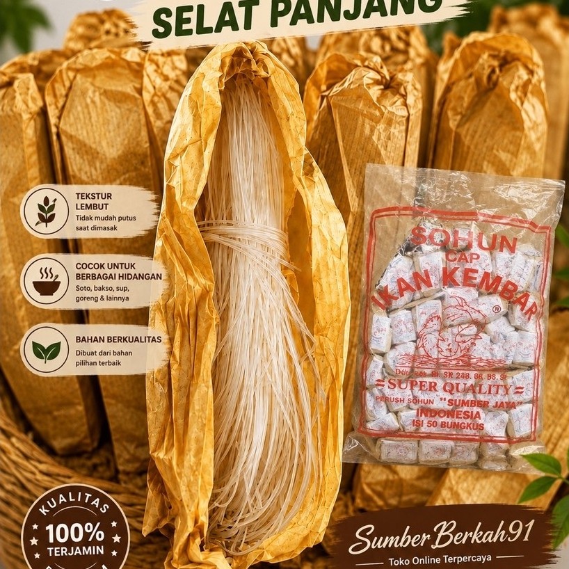 Mie Sohun Soun Asli Selat Panjang 1 pcs