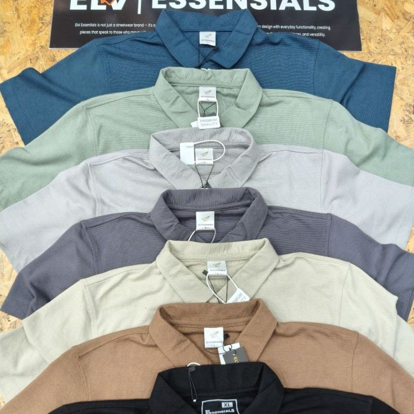 Kaos Kerah ELVI ESSENTIALS original elviessentials