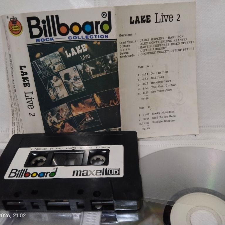 kaset pita LAKE _ live 2