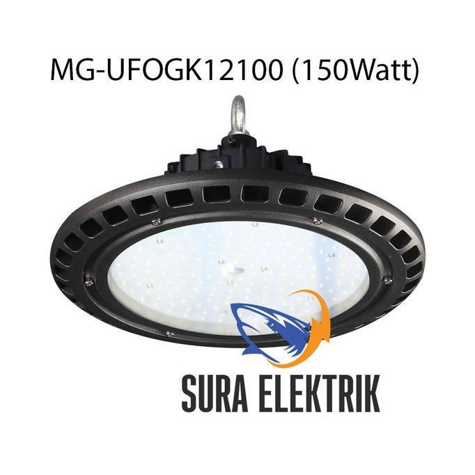 HIGH BAY UFO 150 WATT MORGEN | LAMPU SOROT GUDANG PABRIK WORKSHOP HEMAT DAYA