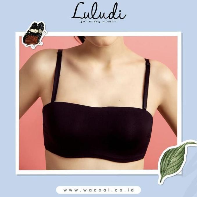 Cece- Luludi By Coal Strapless Bra / Kemben / Bandeau Half Bra