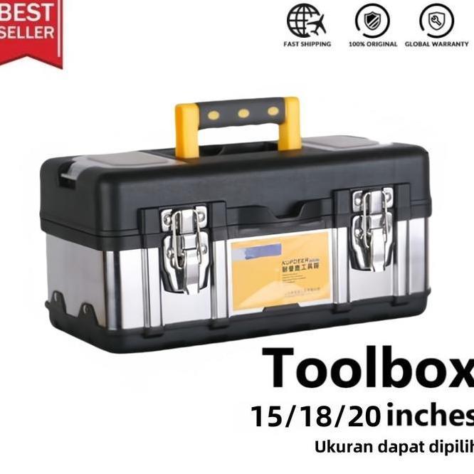 Tool Box Tool Box Besar 1520 Inch Stainless Steel Kotak Perkakaskotak Perkakas