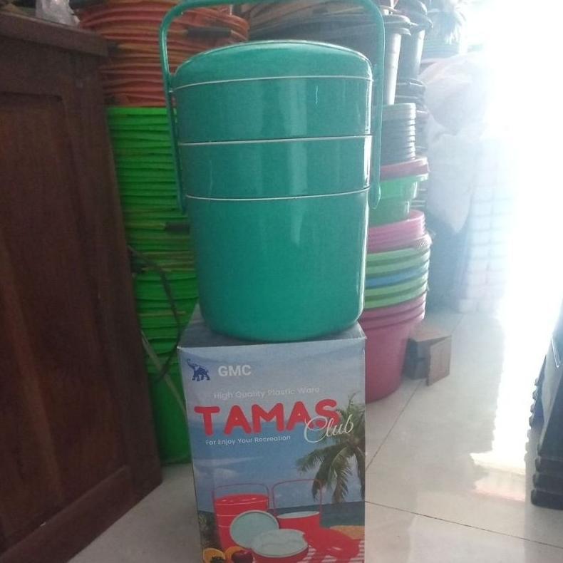 New! Rantang Piknik Susun 3 Tamas Club Jumbo Plastik